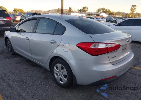 2016 Kia Forte Lx из США, поврежденный, VIN KNAFK4A69G5559894